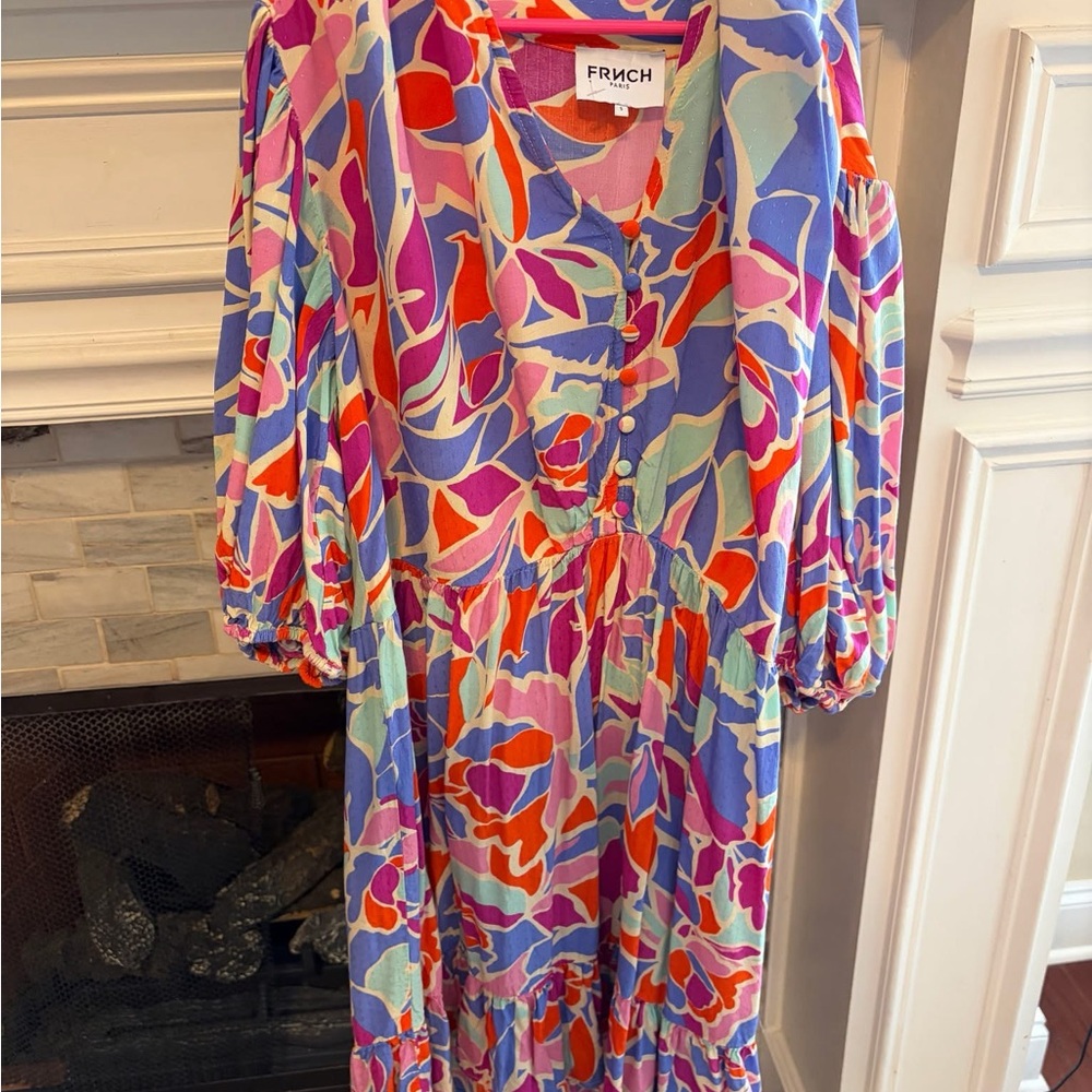 FRNCH Vibrant Multicolor Kids Dress
